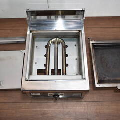 【ヤ取終了3/9】≪y254ジ 40223-03≫極美品 マルゼン 餃子焼器 MGZ-046 2018年 LPガス用 1回48個/１時間 600個 厨房/飲食店/施設