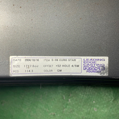 RAYS EUROSTAR 17インチ 4・5穴マルチ（PCD114.3） 7J オフセット52 タイヤ・ホイール4本セット レイズ ユーロスター スタンス jdm usdm