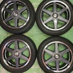 RAYS EUROSTAR 17インチ 4・5穴マルチ（PCD114.3） 7J オフセット52 タイヤ・ホイール4本セット レイズ ユーロスター スタンス jdm usdm