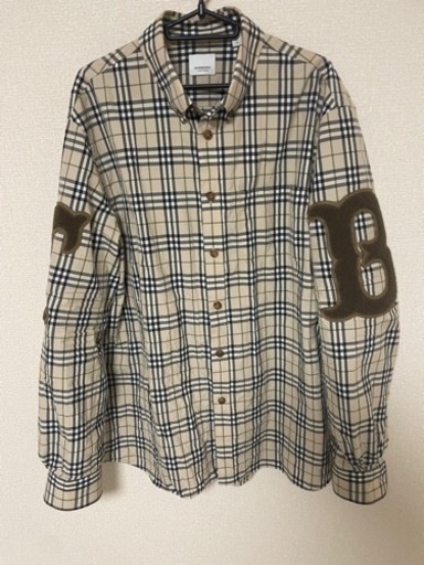 Burberry チェックロゴあり！ カッコいいですXLサイズ