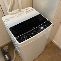 2019年製　ハイアール洗濯機　5.5キロ　美品
