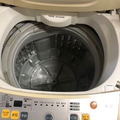 洗濯機　ラック（棚）付き／東京日野市　車あり。