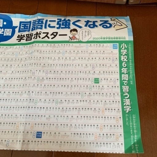 漢字ポスター リビー 女学院前の生活雑貨の中古あげます 譲ります ジモティーで不用品の処分