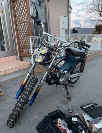 スーパーカブ フルカスタム チョッパー スーパーナロー C50
