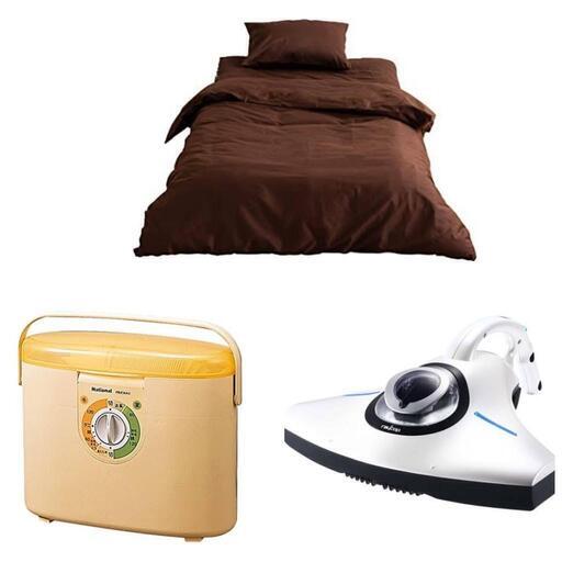 (寝具10点セット)布団、枕、布団乾燥機、布団クリーナー レイコップ 無印 ニトリ IKEA