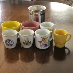 コーヒーカップ&保存容器セット　中古品