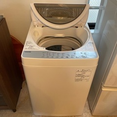 【TOSHIBA】洗濯機_AW-6G6(W)_2019年製