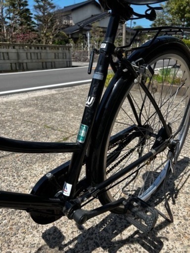 取引完了】27インチ自転車 変速機能なし ガソリン高騰対策に