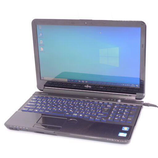 中古良品 日本製 15インチ ノートパソコン 富士通 AH54/GN 新品SSD Wi-Fi有 第2世代 Core i5 8GB DVDRW 無線 webカメラ Win10 Office