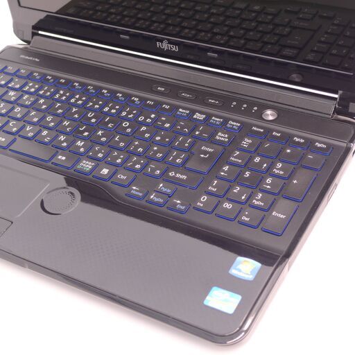 中古良品 日本製 15インチ ノートパソコン 富士通 AH54/GN 新品SSD Wi