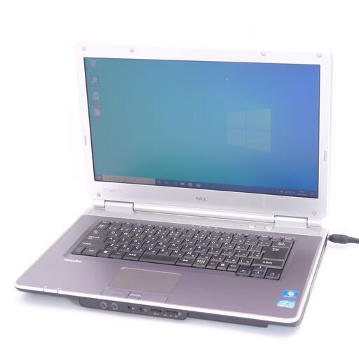 中古美品 15インチ 銀色 ノートパソコン NEC PC-VK25MDZCC Wi-Fi有 第2世代 Core i5 4GB DVD-ROM 無線LAN Windows10 Office 即使用可