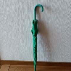 ジャンプ傘　緑色