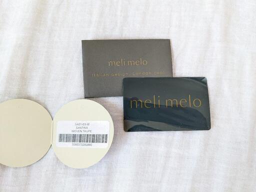 未使用MELI MELO レザバッグ SANTINA 2WAYハンドバッグ 【公式通販】