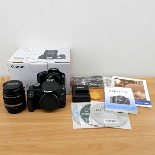 デジタル一眼レフカメラ Canon EOS KISS X3 + EF-S 18-55mm 1:3.5-5.6 IS キヤノン 札幌 西区 西野 訳アリ品