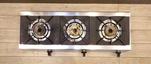 ヤ取終了4/13】≪K026≫ 美品 業務用 RINNAI/リンナイ 3口コンロ RSB