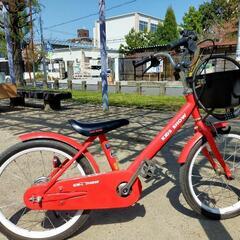 幼児用自転車赤色18インチ