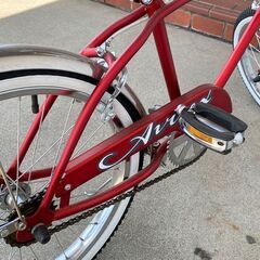 AVIREX アヴィレックス 自転車 ビーチクルーザー バナナシート シーシーバー 20インチ AV-201SR 40周年記念 MATT RED