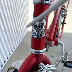 AVIREX アヴィレックス 自転車 ビーチクルーザー バナナシート シーシーバー 20インチ AV-201SR 40周年記念 MATT RED