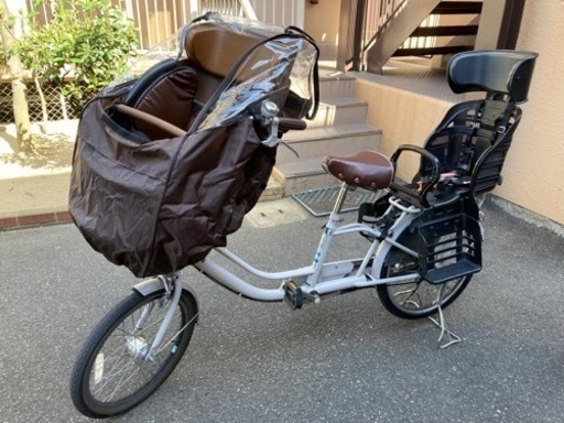 【終了しました】子供のせ自転車　三人乗り自転車　ママチャリ