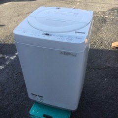 ▼△SHARP 全自動電気洗濯機 2017年製△▼ES-GF6B-W