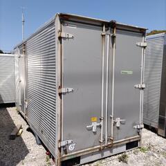 香取市山之辺】No.Z-3 横扉付き アルミ コンテナ 長さ約442cm×幅188cm