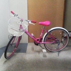 値下げしました 22インチ 子供用自転車 ジュニア ピンク