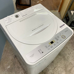 札幌市内配送無料 19年製 美品 SHARP シャープ 5.5kg 全自動