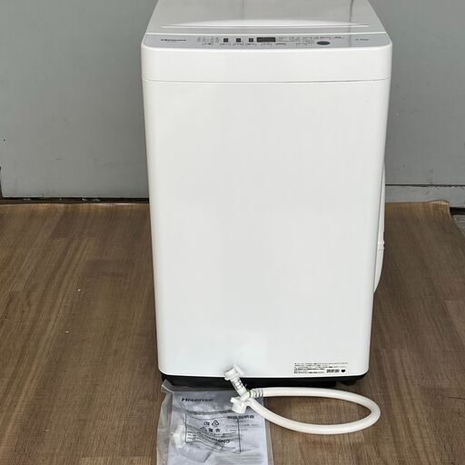 中古美品☆Hisense/ハイセンス☆4.5㎏全自動洗濯機☆HW-T45D