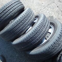 スバル VIVIO ヴィヴィオ 純正13インチタイヤ付き 8分山