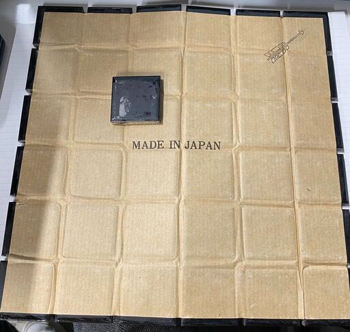 ブラッコム　ブライト50角　磁器タイル　黒　7シート　浴室・洗面・DIY