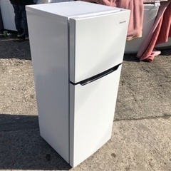 【リサイクルサービス八光　田上店　安心の3か月保証　配達設置OK】ハイセンス 【右開き】120L 2ドアノンフロン冷蔵庫 エディオンオリジナル ホワイト HR-B1201 リサイクルサービス八光 田上店 安心の3か月保証 配達設置OK