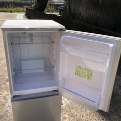 【リサイクルサービス八光　田上店　安心の3か月保証　配達設置OK】シャープ SHARP SJ-D14D-S [冷蔵庫 (137L・つけかえどっちもドア) 2ドア シルバー]