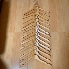木製　ハンガー　38㎝　15本