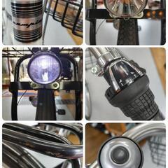 J087　普通自転車 　campine  LEDオートライト  26インチ  6段変速