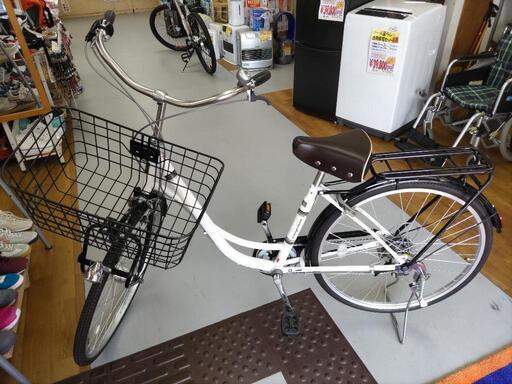 J087　普通自転車 　campine  LEDオートライト  26インチ  6段変速