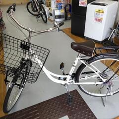 J087　普通自転車 　campine  LEDオートライト  26インチ  6段変速