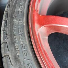 バサラ　18インチホイール　キャンディレッド
