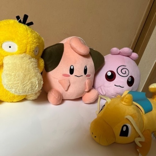 ポケモン ぬいぐるみ 4個セット ねる 山口の家電の中古あげます 譲ります ジモティーで不用品の処分