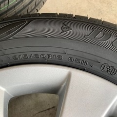 新車外し ホンダ ヴェゼル 夏タイヤ　純正タイヤホイールセット 215/60R16