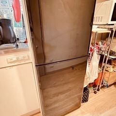 【ネット決済】三菱2ドア冷蔵、冷凍庫136L