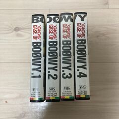 取引中　BOOWY VHS ビデオテープ　4本セット