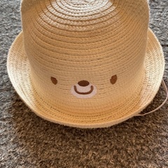 麦わら帽子（サイズ50cm、対象年齢1.5〜2歳程度）