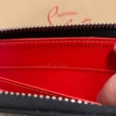 クリスチャンルブタン　ラウンドファスナー長財布 