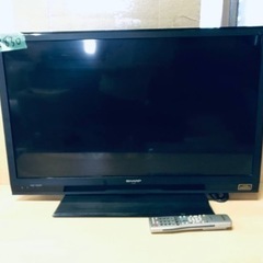 2830番 SHARP✨液晶テレビ✨LC-32H9‼️