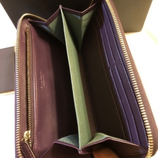 BVLGARI ブルガリ レザー G金具 ラウンドファスナー 長財布 ウォレット  