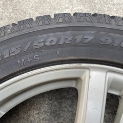 17インチホイール、TOYOガリットG5スタッドレスです。
