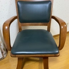 【ネット決済】木製ダイニングチェア(回転椅子)