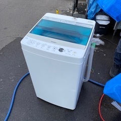2017年製★美品★Haier/ハイアール☆4.5kg☆全自動洗濯機☆「お急ぎコース」!!☆「しわケア」脱水【JW-C45A-W】