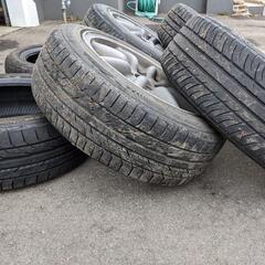 【値下げ致しました!】夏タイヤホイールタイヤ付き　165/55/14 