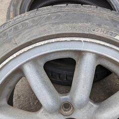 【値下げ致しました!】夏タイヤホイールタイヤ付き　165/55/14 